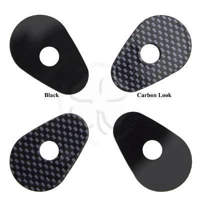 Placa adaptadora de señal de giro Stalk para intermitente de luz Yamaha YZF R1 R3 negro carbono Foto 1 de 4