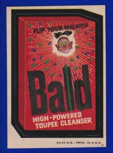 BALD DETERGENT 1973 TOPPS WACKY PACKAGES series 4 VG-EX - Picture 1 of 2