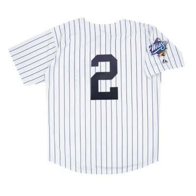 Derek Jeter 1998 New York Yankees World Series Home White Jersey Men's (S-3XL) - Image 1 of 4