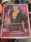 One Piece Card Game Romance Dawn English Roronoa Zoro Op01-025 Sr