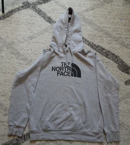 The North Face Men’s Half Dome Logo Spell Out Jacket Gray Lightweight L Hoodie - Picture 1 of 17
