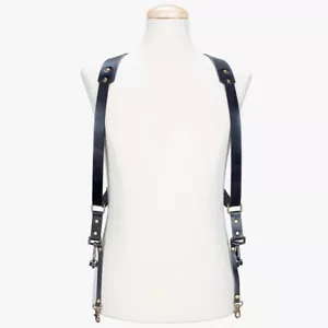 Bronkey Berlin 701 - Schwarz Dual Leder Dual Harness Kameragurt - Groß - Bild 1 von 1