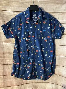Thor Button Down Hemd - Erwachsene Large - Marvel Boxlunch - Bild 1 von 8