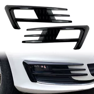 Marco de faros antiniebla L & R negro brillante para VW Golf 7 MK7 2013-2016 - Imagen 1 de 5