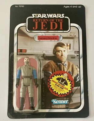 STAR WARS  1983 KENNER RETURN OF THE JEDI GENERAL MADINE 77 BACK ANAKIN MAILAWAY - Image 1 of 4