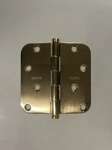 Baldwin 1140.044.I Hinge 5/8" Radius 4" Lifetime Satin Nickel - Picture 1 of 5