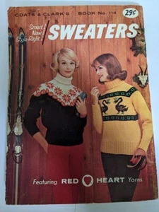 Libro de 10 patrones suéteres vintage de abrigos y Clarks para mujer 114 - Imagen 1 de 12