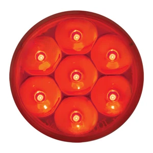 grand general 2" pearl led marker light red red lens universal truck trailer new - Picture 1 of 3
