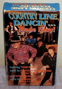 VHS Country Line Dancin' Made Easy! Achy Breaky/Tush Push/Dumas Walker #EN04 - Picture 1 of 3