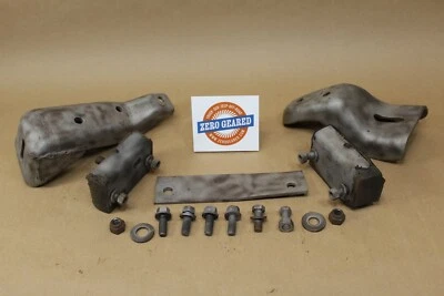 61-68 Dodge Truck W200 D200 Slant 6 225 Engine Mount Set OEM 4x4 2x4 - Image 1 of 4
