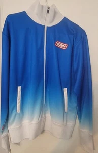 Chaqueta deportiva para hombre GUNN talla grande activa informal vintage rara camisa azul - Imagen 1 de 6