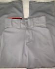 ? Under Armor Open Bottom Baseball Pants (Gray) Relaxed Fit & Pro Style