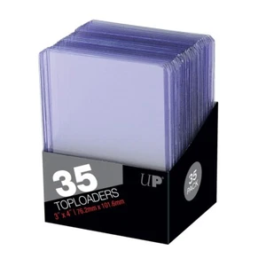 1 Pack (35ct) Ultra PRO Toploaders for Standard Size Cards (2.5 x 3.5 in) - 35pt - Picture 1 of 3