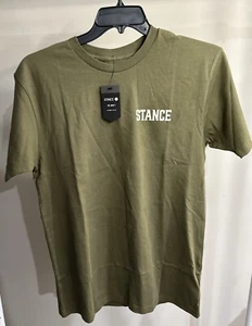 Stance Skateboarding T-Shirt Crew Neck Saddleback Gr. M Green Mountains Nature - Bild 1 von 6
