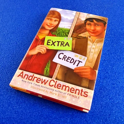 EXTRA CREDIT HARDCOVER FRIENDSHIP SOCIAL THEMES FICTION FREE SHIPPING BOOK - Image 1 of 4