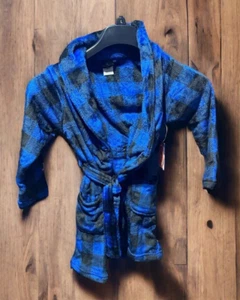 Wonder Nation Fleece Boy's Pajama Robe sz s/ch (6-7) - Picture 1 of 3