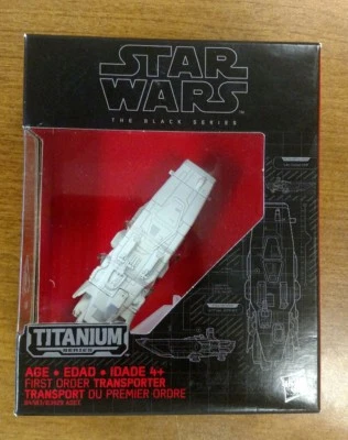 Star Wars Titanium Black Series Die Cast First Order Troop Transport #14 NISB - Image 1 of 3