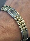 14k italienisches Gold Armband, Herrenarmband italienisches Gold, Herren Rolex Link Armband