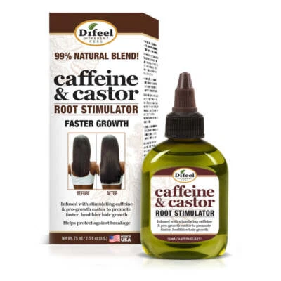 Difeel Caffeine & Castor Root Stimulator for Faster Hair Growth 2.5 oz. - Image 1 of 4