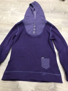 Sudadera con Capucha Kuhl Chianti Polar Pullover Talla Mediana Púrpura Mezcla de Poli Lana - Imagen 1 de 8