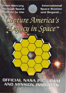 Auténtico TELESCOPIO ESPACIAL JAMES WEBB - JWST -Ariane 5-NASA ESA ESA SPACE PIN - Imagen 1 de 9