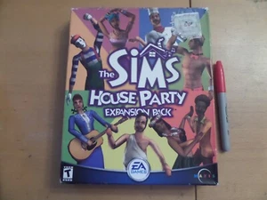 Sims: House Party Expansion Pack (PC, 2001) Big Box & Install Guide PC\CD - Picture 1 of 11