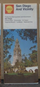 1971 Shell Street Map of San Diego, California  "New Old Stock" - Picture 1 of 1