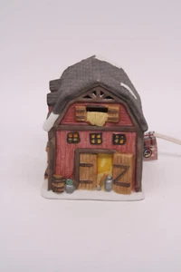 1996 Dickens Collectables Barn - Sugar Creek County Lighted Porcelain - NO BOX - Picture 1 of 10