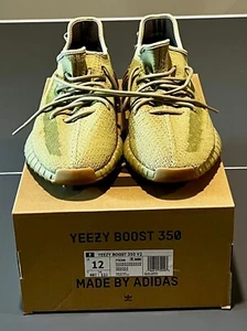 Yeezy Boost 350 V2 Sulfur FY5436 Size 12 Used - Picture 1 of 6