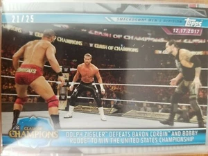 Topps WWE Road to Wrestlemania 2019 #77 Dolph Ziggler Defeats Silver 21/25 - Imagen 1 de 1