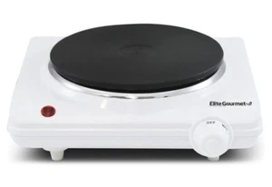 Quemador Eléctrico Único Blanco Temperatura Ajustable ESB-301F - Envío Gratis - Imagen 1 de 7
