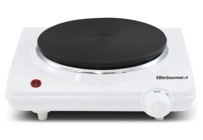 Quemador Eléctrico Único Blanco Temperatura Ajustable ESB-301F - Envío Gratis  Foto 1 de 4