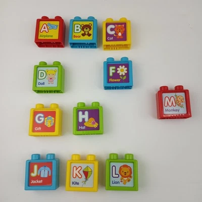 11 bloques de repuesto VTech Sit-to-Stand Ultimate Alphabet Train faltan I/V&E/R Foto 1 de 4