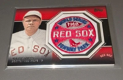 Babe Ruth 2013 Topps 1918 World Series Manufactured Patch Card LML - Image 1 of 2