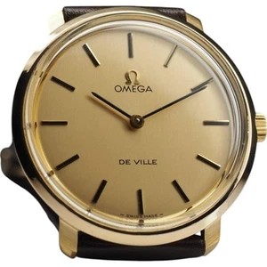 Omega Deville 33mm Hand-Wind Men's Vintage Gold Watch Used - Picture 1 of 8
