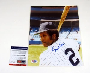 Paul Blair Signed 8 x 10 Photo Yankees Batting PSA/DNA Auto - Picture 1 of 3
