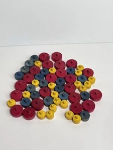 VTG 1965 Parker Brothers Booby Trap Game- 60 Wooden Replacement Pieces -Original - Picture 1 of 3