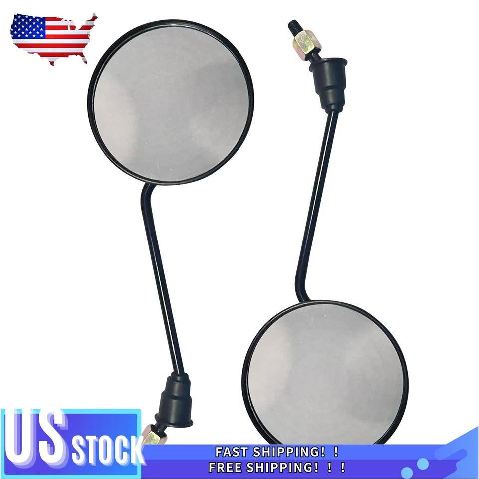 New Black PAIR MIRRORS 10MM FOR HONDA XL80S XL100S CT100 TLR200 XR250L MB5 MTX50 - Изображение 1 из 4