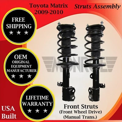 Puntales delanteros Monroe OEM para Toyota Matrix 2009-2010 2x2 garantía de por vida Foto 1 de 4