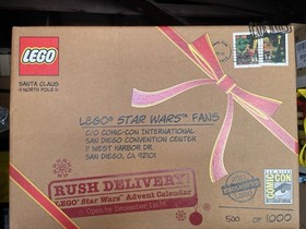 LEGO 2011 STAR WARS CHRISTMAS ADVENT CALENDAR EXCLUSIVE SDCC 1 OF 1000 VERY RARE