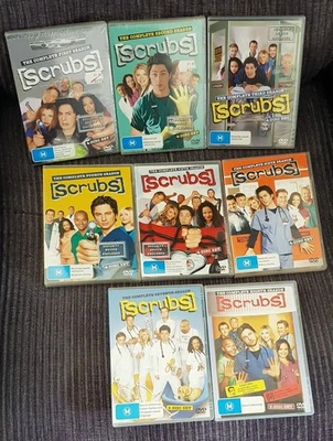 Scrubs Season 1,2,3,4,5,6,7,8 Dvd R4 Pal Rated M  - image 1 of 4