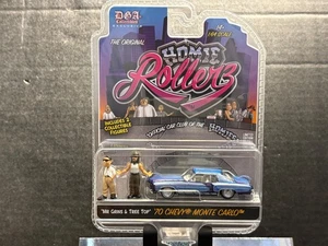 1/64 DGA HOMIE ROLLER 1990 CHEVROLET MONTE CARLO, MR GRINS & TREE, TOP BLUE - Bild 1 von 2