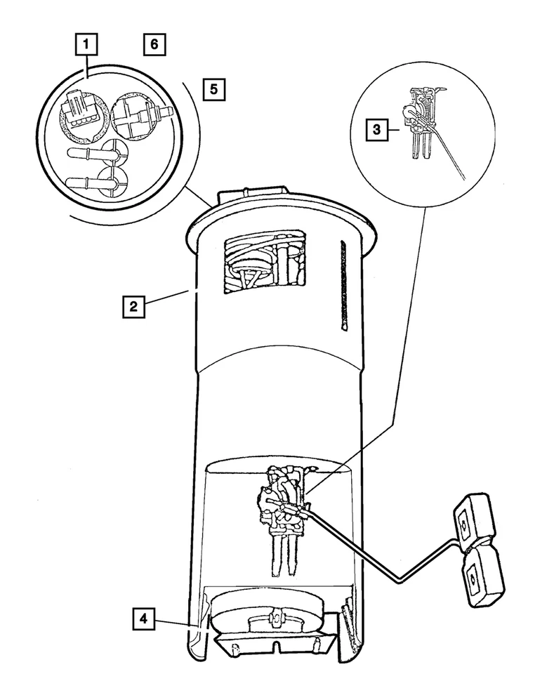 Kit de unidad de nivel de combustible Mopar original 5003959AC Foto 1 de 1
