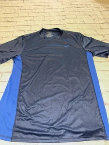 Speedo XL Block The Burn Mens Blue UV Short Sleeve T-shirt, Speedo XL Shirt - Picture 1 of 7