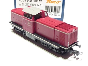 Roco HO DB 70979 4achsige Diesellok V 100 1273 rot NEU OVP - Picture 1 of 3