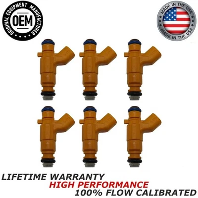 Nuevos inyectores de combustible OEM 6X BOSCH para Jaguar S-Type Lincoln 2000-2007 3,0 L Foto 1 de 4