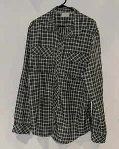KATHMANDU Men Lightweight Green Check Long Sleeve Snap Button Shirt XL - Foto 1 di 4