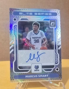 2023 Donruss Optic MARCUS SMART *ELITE SERIES SILVER HOLO PRIZM AUTO* /99 - Picture 1 of 2