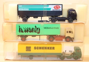 3x Roskopf 703, 446 LKW, Mercedes Sernam, Schenker, h.wenig  Oldtimer, H0, 1:87 - Bild 1 von 5
