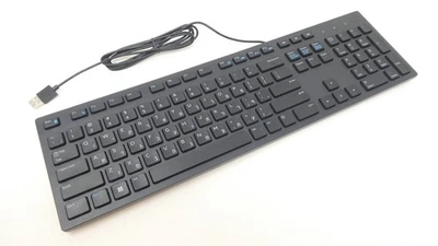NEW Dell KB216 HEBREW Slim Office Multimedia Desktop Keyboard (BLACK) HRVR1 - Image 1 of 4